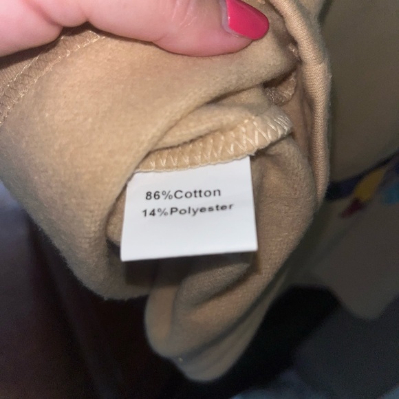 QOS Tan Multi Horse Dress - Picture 8 of 10